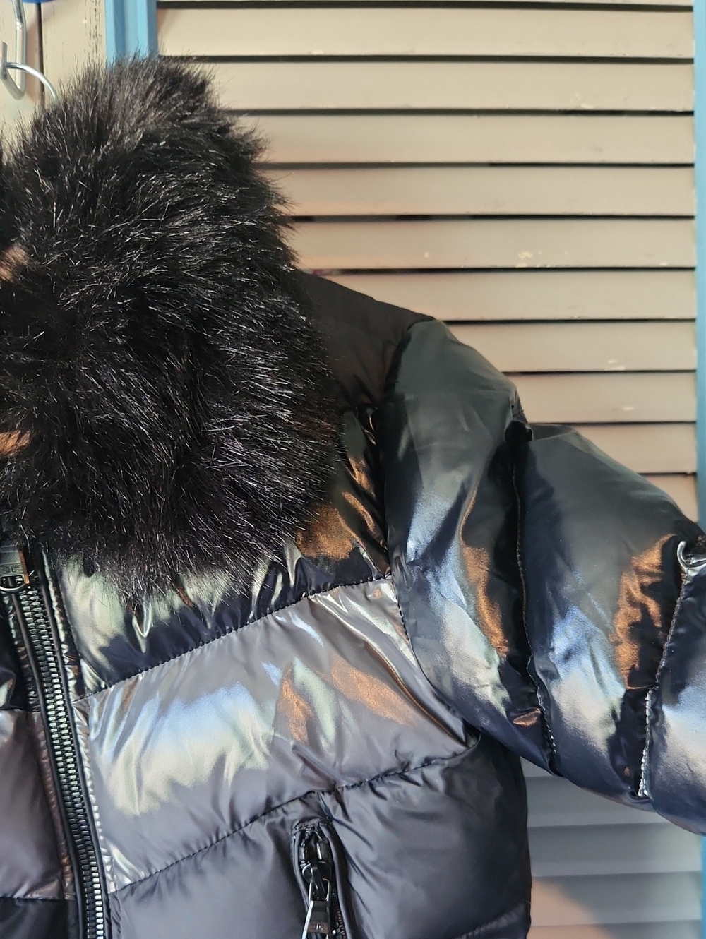 Jordan Craig Kids Black Puffer Coat Faux Fur Collar - Picture 7 of 13